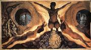 Diego Rivera The Power from underground painting